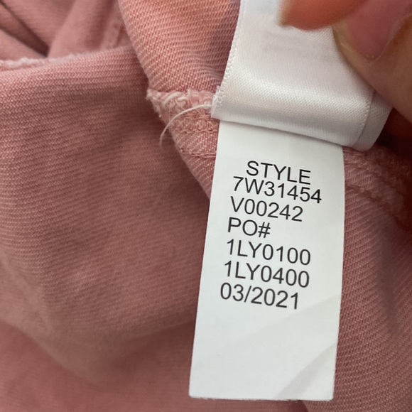 Women's NWT Lucky Brand Under A Cloud Cropped Jacket Pink Large w/Removable Hood - Picture 10 of 15